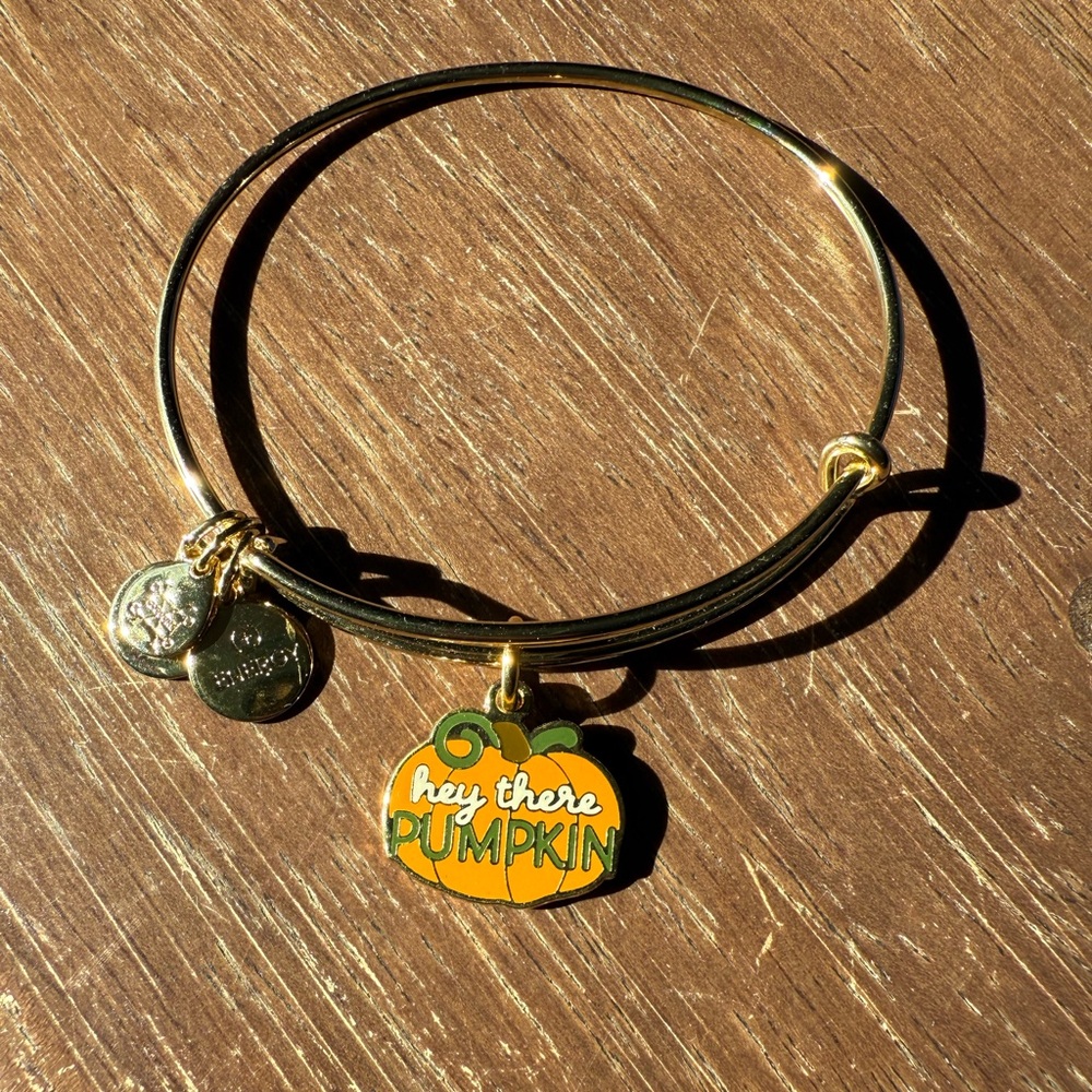Alex and Ani Hey there pumpkin bangle